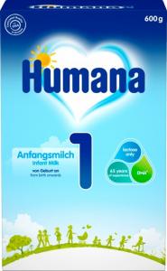 Humana Хумана 1 Адаптоване молочне харчування, 600 г, з 0 міс 4031244720221