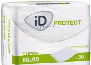 iD Expert Protect Super Одноразові пелюшки гігієнічні поглинаючі 60x90 см 30 шт (5414874004074 / 5411416047940)