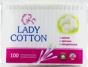 Lady Cotton Ватні палички (у пакеті) 100 шт (4820048487351)