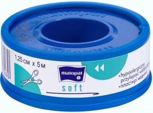 Matopat Пластир медичний Soft 1.25 см x 5 м (5900516897260)