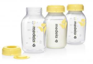 Medela Пляшечки для збирання та зберігання грудного молока (Breastmilk bottles), 3 шт по 150 мл (7612367019156)
