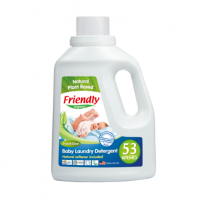 Friendly Organic Рідкий пральний порошок для прання дитячої білизни без запаху 1567 мл (8680088180416) США