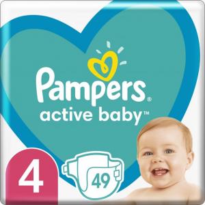 Підгузки Pampers Active Baby Maxi 4 (8-14кг.) 49шт (8001090949851)