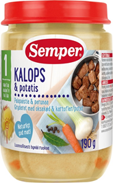 Semper Тушенная говядина с картофелем, c 12 мес., 190 г (7310100957788) Semper Тушенная говядина с картофелем, c 12 мес., 190 г (7310100957788)
